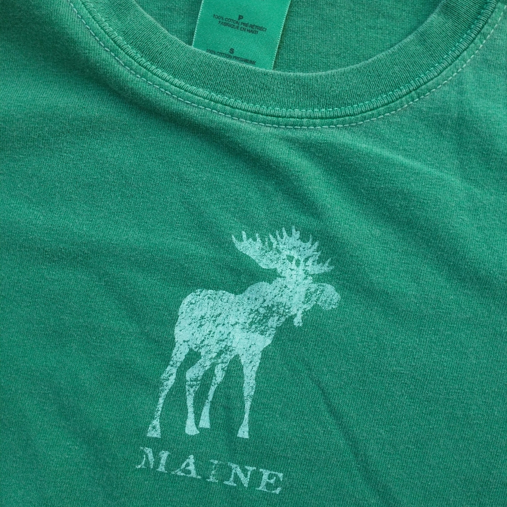 Maine moose tshirt - Picture 2 of 2